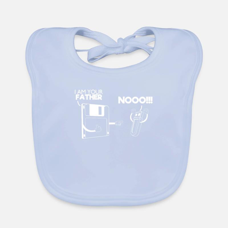 I Am Your Father - Computer Nerd Gift Idea Organic Baby Bibs