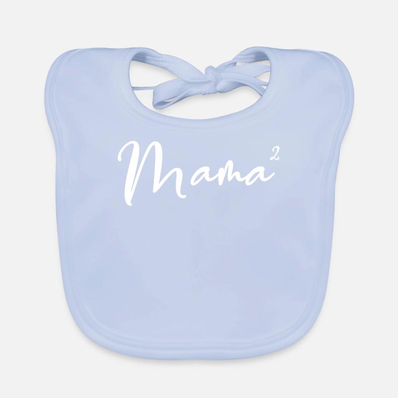 Mama Zwillinge 2 Söhne 2 Töchter Baby Bio-Lätzchen
