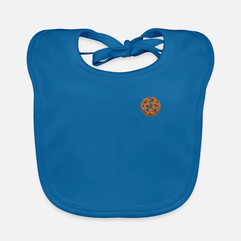 Cookie Peace Pectoraux Biscuits Hippie Idée cadeau Bavoir bio Bébé