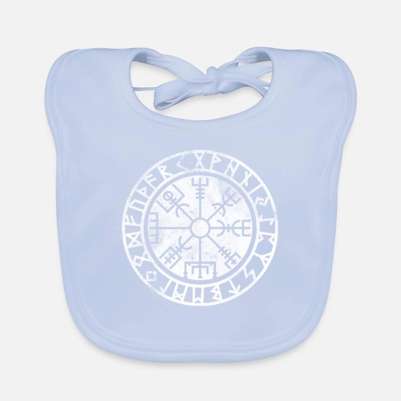 Wikinger Viking Valhalla Odin Thor Germane Wolf Baby Bio-Lätzchen