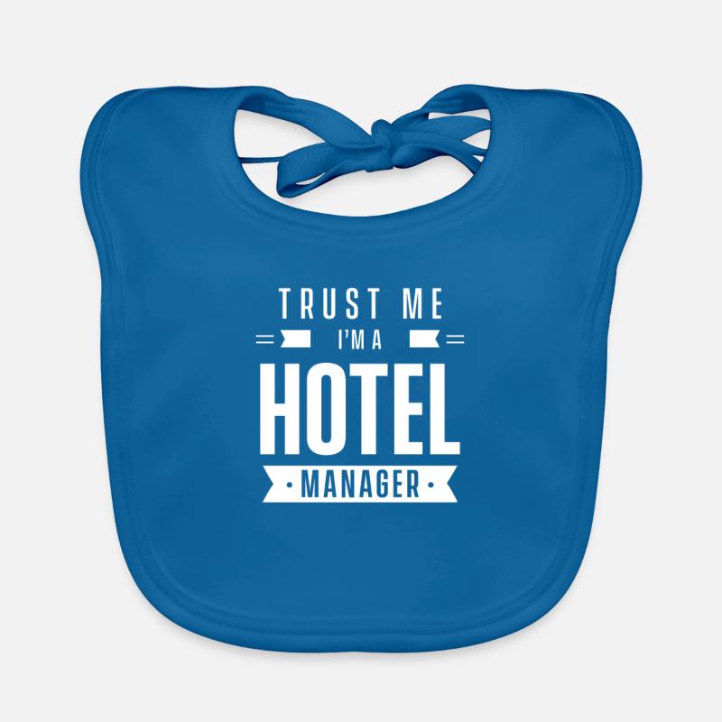 Vertrau mir ich bin ein Hotel Manager Direktor Baby Bio-Lätzchen