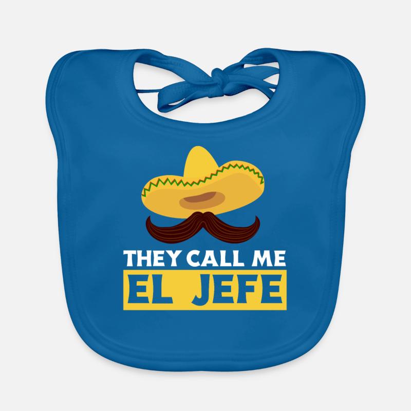 Cadeau drôle de chef mexicain de chef mexicain Bavoir bio Bébé