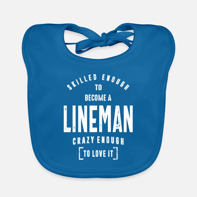 Chemise de monteur de lignes Bavoir bio Bébé