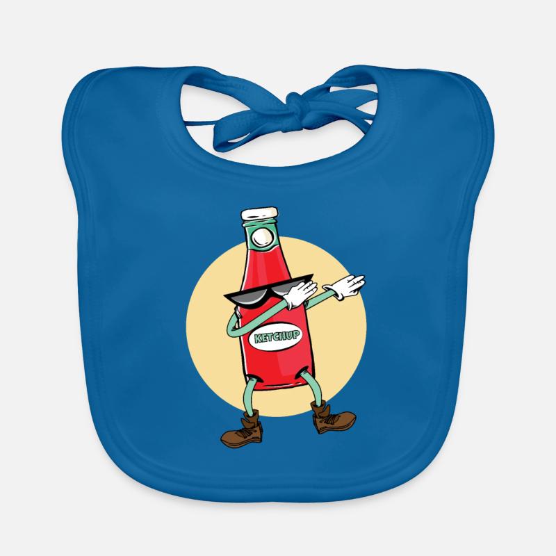 Ketchup Dab Pose Gift Dancing Ketchup Dabbing Bavoir bio Bébé