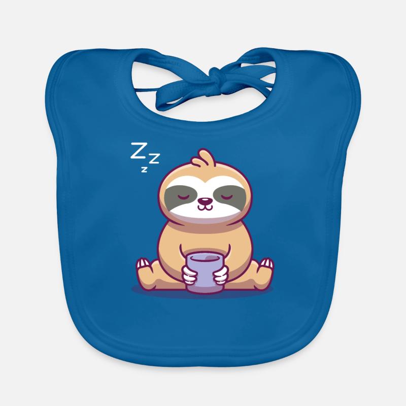 sloth Organic Baby Bibs