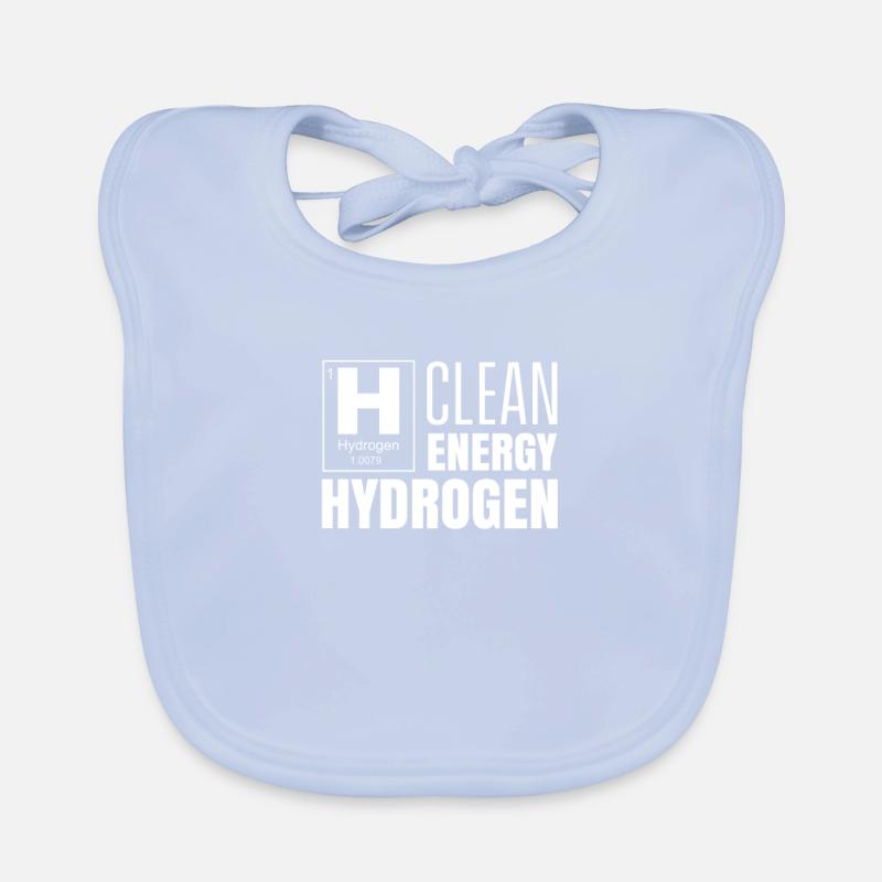 Énergie propre Hydrogène H Hydrogène Bavoir bio Bébé