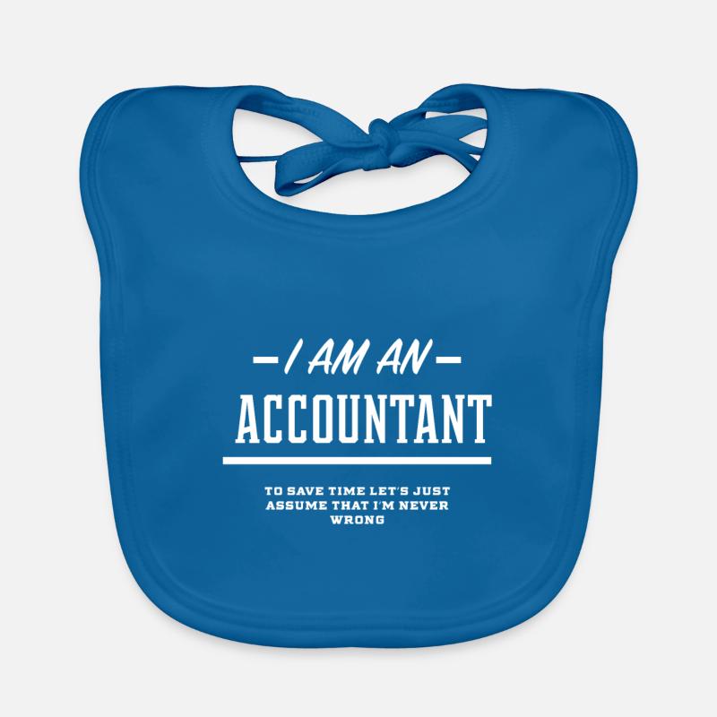 Je suis comptable - Cadeau d'emploi comptable drôle Bavoir bio Bébé