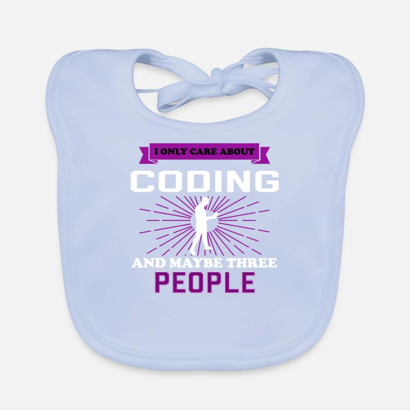 Coding And Maybe 3 People Organic Baby Bibs