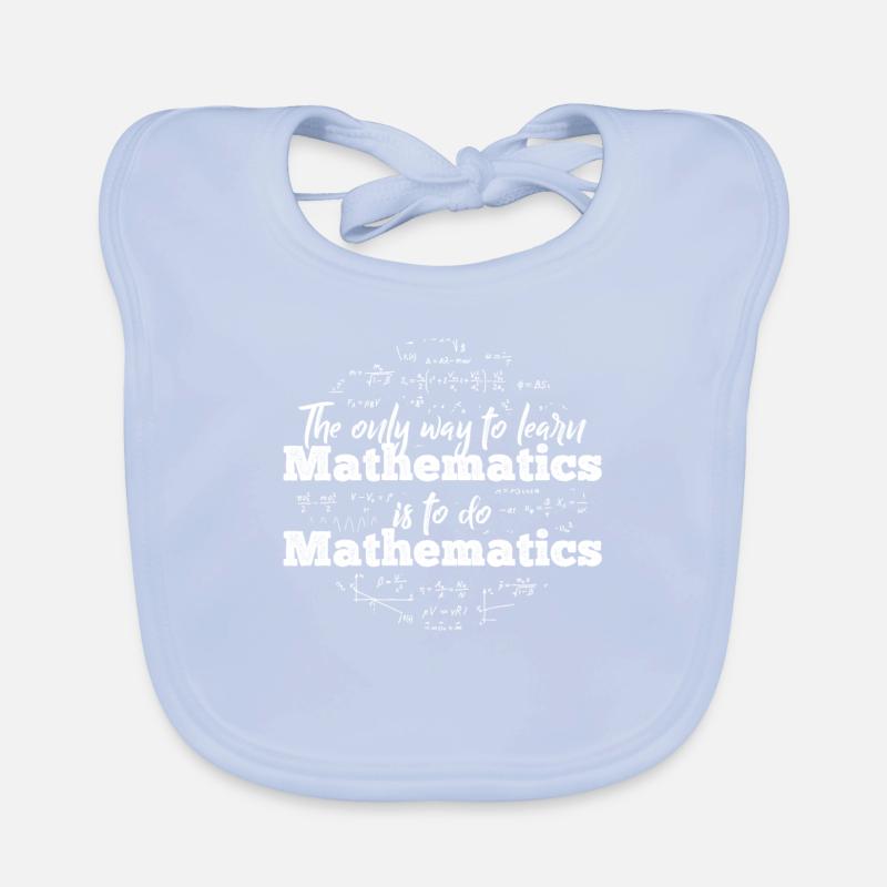Math blagues tapis de problème de maths Bavoir bio Bébé