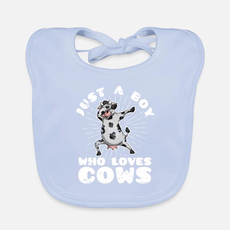 Vache Bavoir bio Bébé