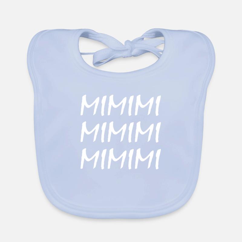 MiMiMi Spruch Sarkastisches Statement Geschenk Baby Bio-Lätzchen