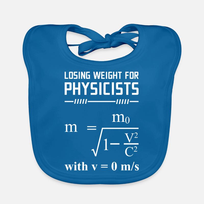 Theoretical physicist physics funny gift idea Organic Baby Bibs