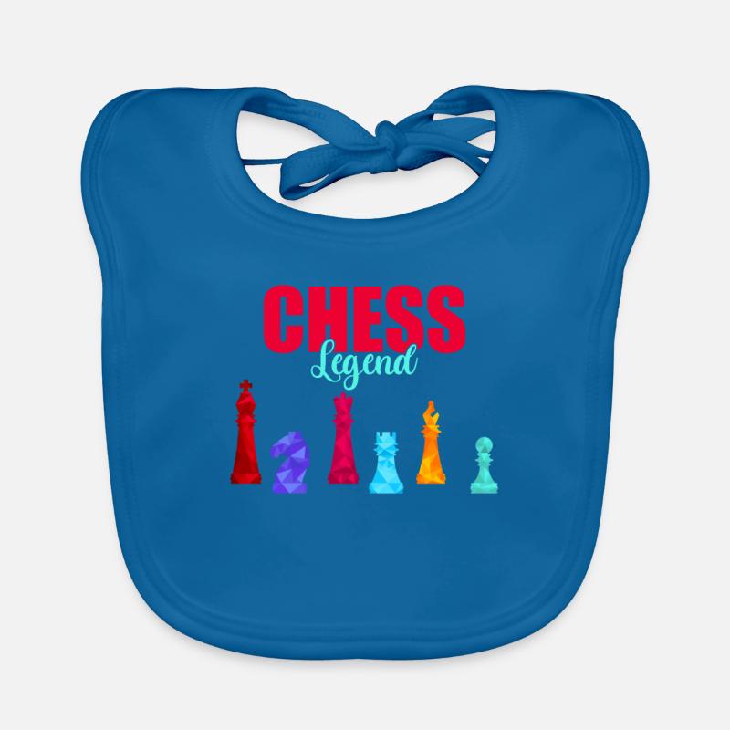 Chess Checkmate Tshirt Checkmate Joueur d'échecs Bavoir bio Bébé