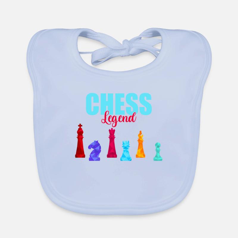 Chess Checkmate Tshirt Checkmate Joueur d'échecs Bavoir bio Bébé