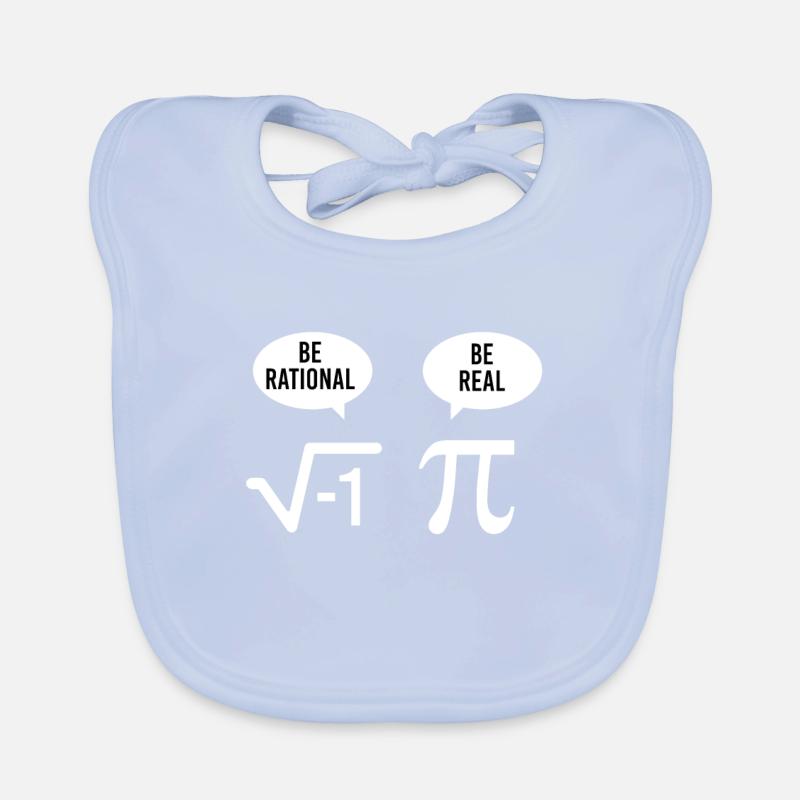 Math math equation teacher gift saying Organic Baby Bibs