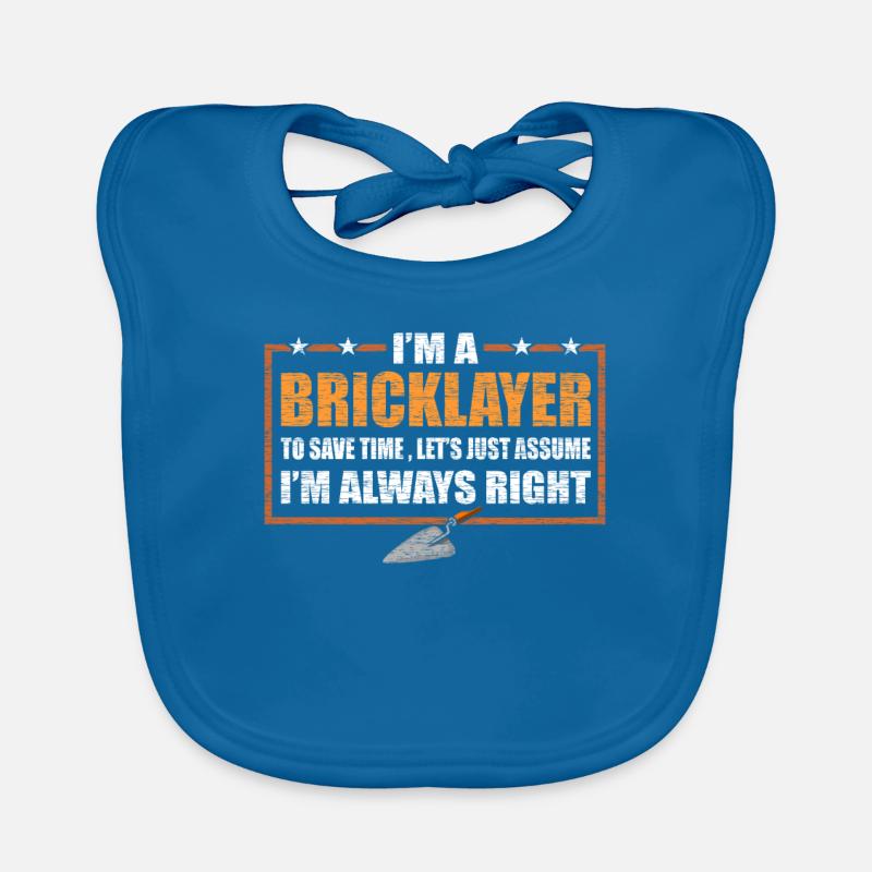 Bricklayer Organic Baby Bibs