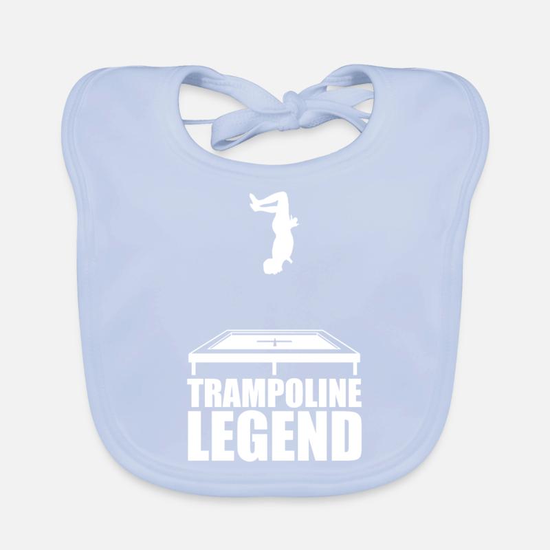 Trampoline Legend Trampoline Jump Retro Gift Bavoir bio Bébé