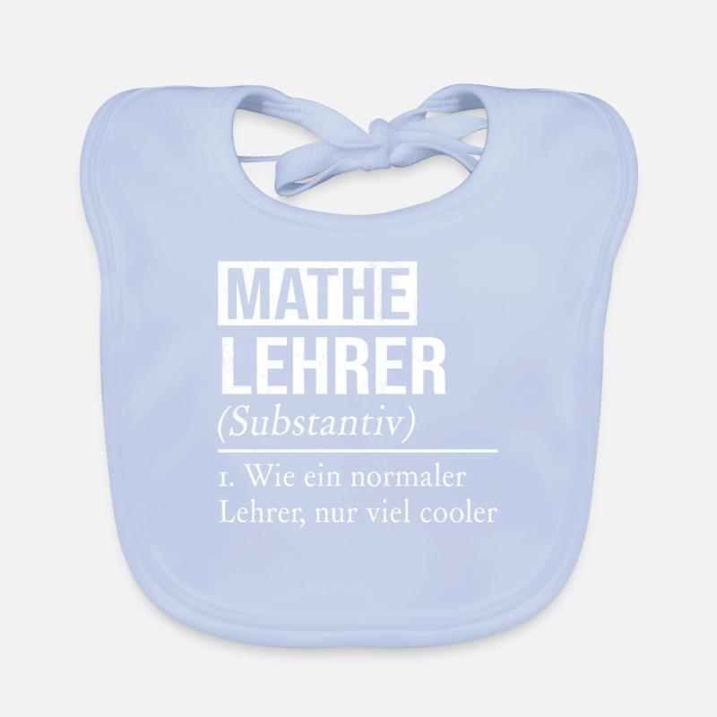 Mathematiker Lehrer Mathematik Baby Bio-Lätzchen