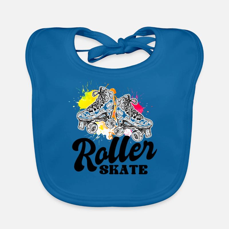 Rollschuhe Baby Bio-Lätzchen