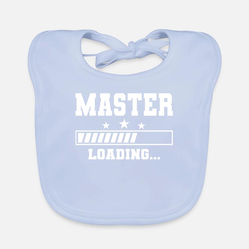 Master Student Student Degree Uni Gift Organic Baby Bibs