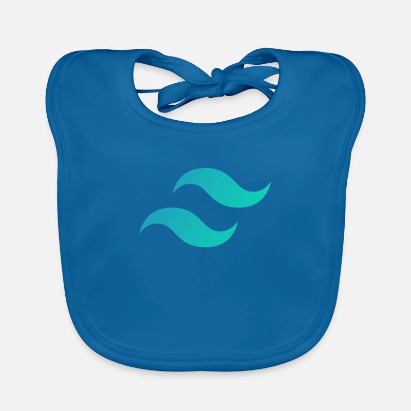 Tailwind CSS Mark - CSS Framework Programmer Coder Organic Baby Bibs