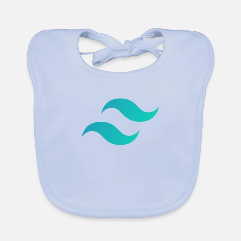 Tailwind CSS Mark - CSS Framework Programmer Coder Organic Baby Bibs