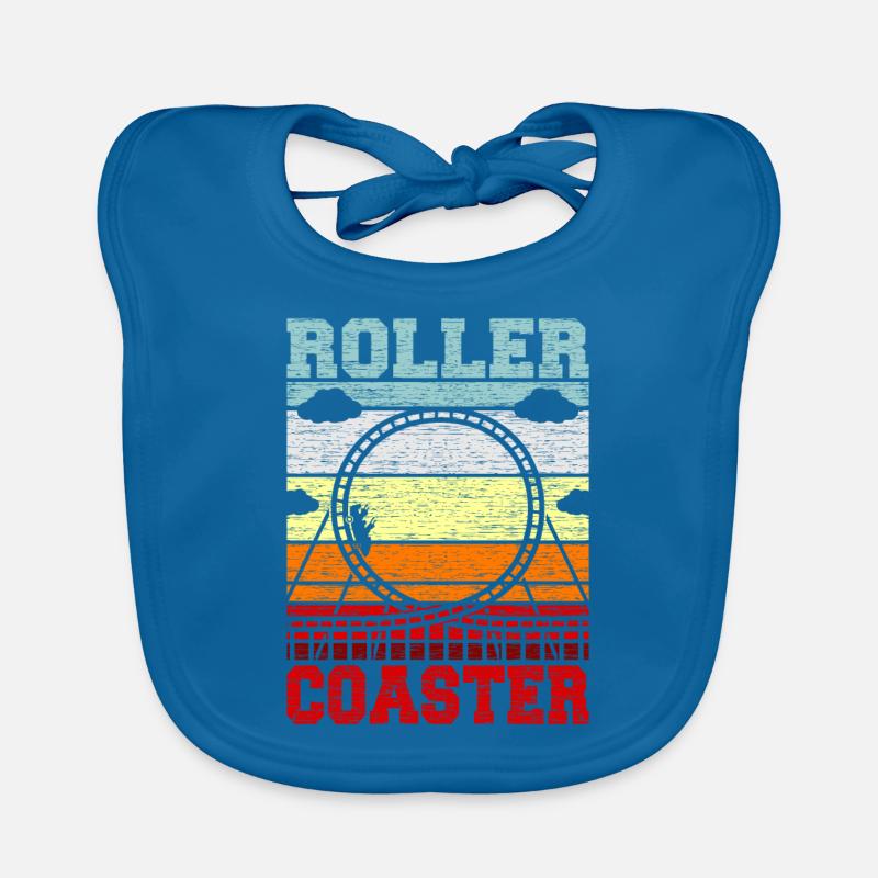 Roller coaster Organic Baby Bibs