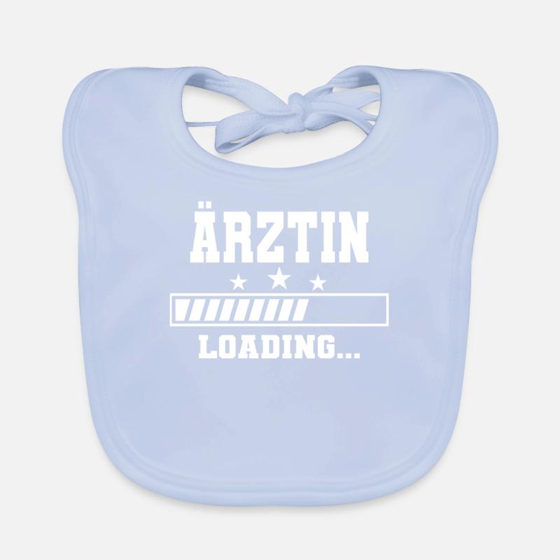 Medizin Ärztin Studentin Studium Geschenk Baby Bio-Lätzchen