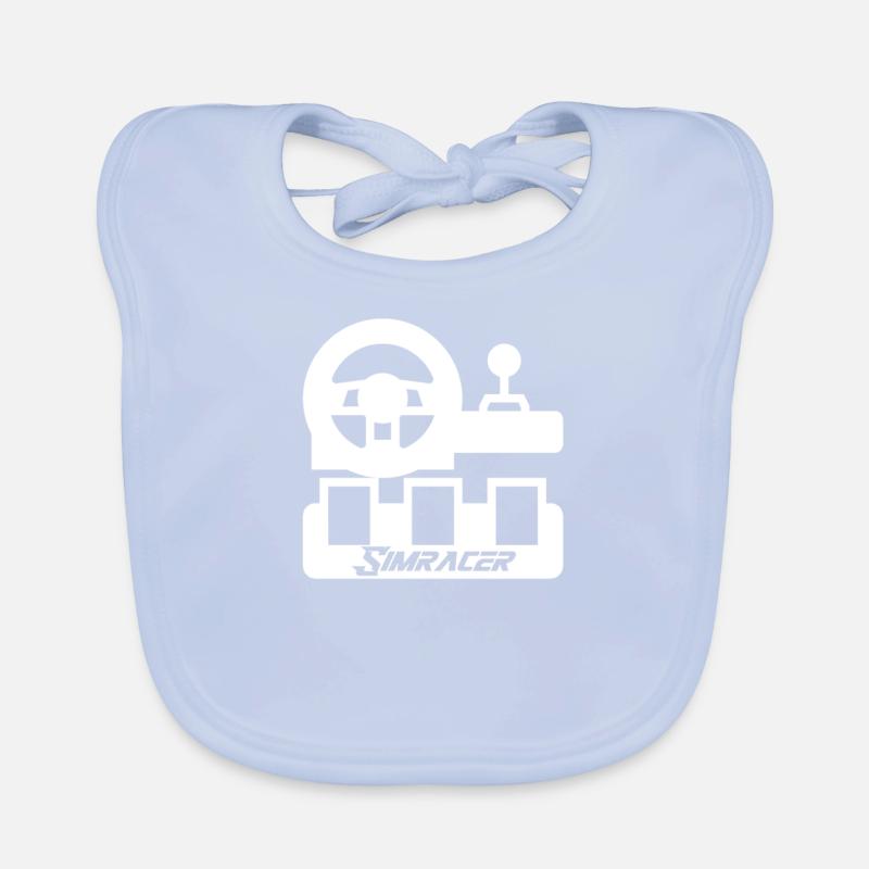 Sim Racing Organic Baby Bibs