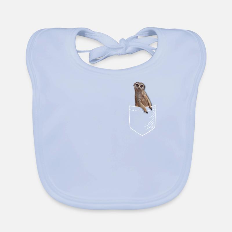 Erdmännchen Baby Bio-Lätzchen