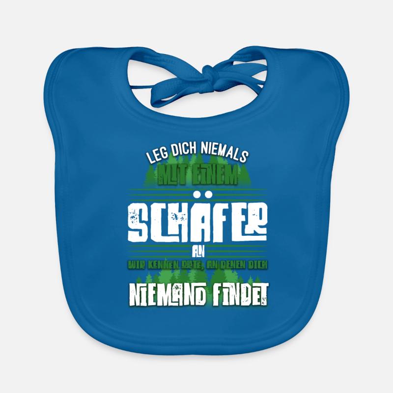 Schäfer Schafe Schaf Hirte Geschenk Baby Bio-Lätzchen