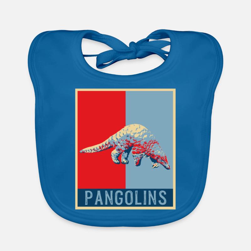 Pangolin gift pangolin tshirt pangolin Organic Baby Bibs