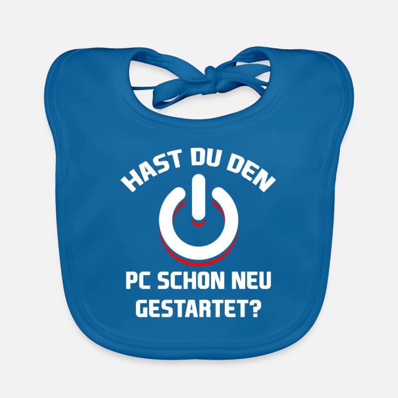 Neustart IT-Abteilung Administrator Geschenk Baby Bio-Lätzchen