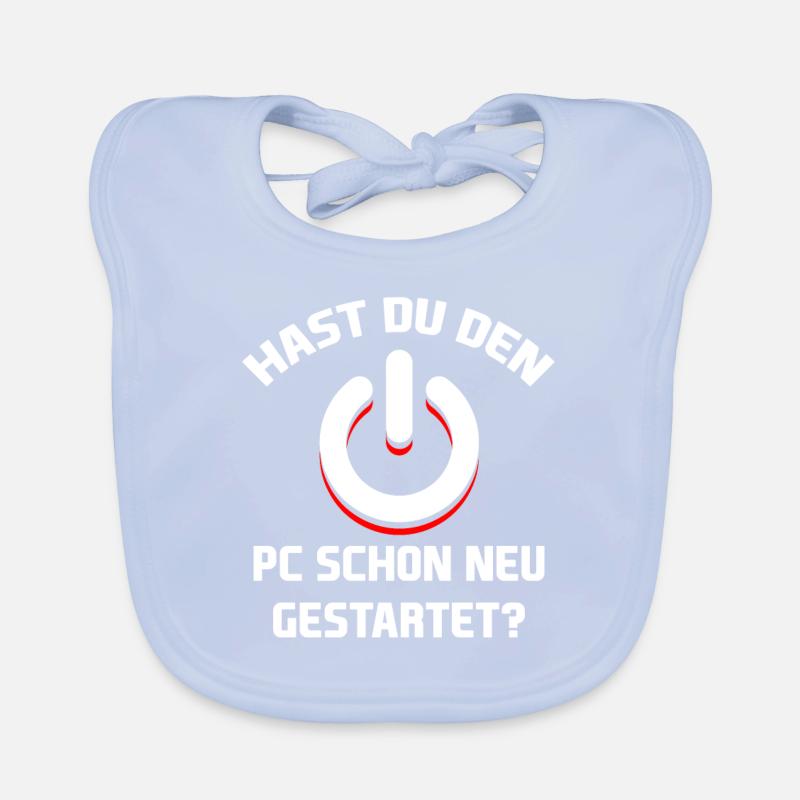 Neustart IT-Abteilung Administrator Geschenk Baby Bio-Lätzchen