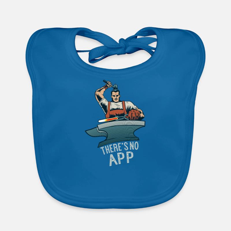 Farrier hoof blacksmith forge blacksmithing Organic Baby Bibs