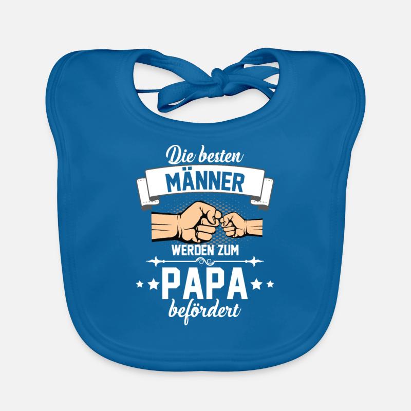 Werdender Papa Baby Bio-Lätzchen