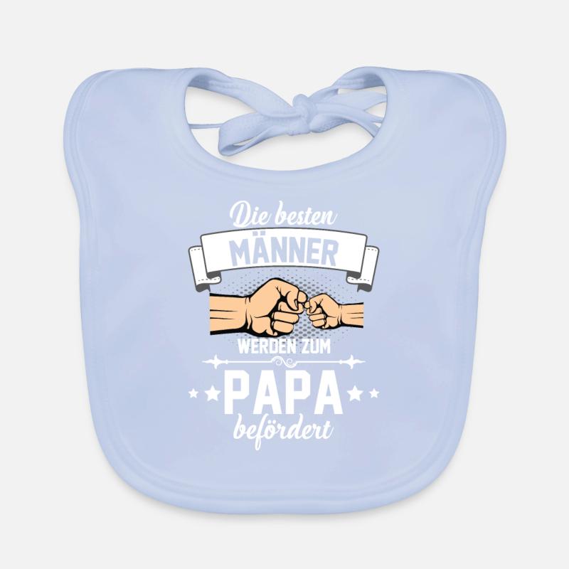 Werdender Papa Baby Bio-Lätzchen