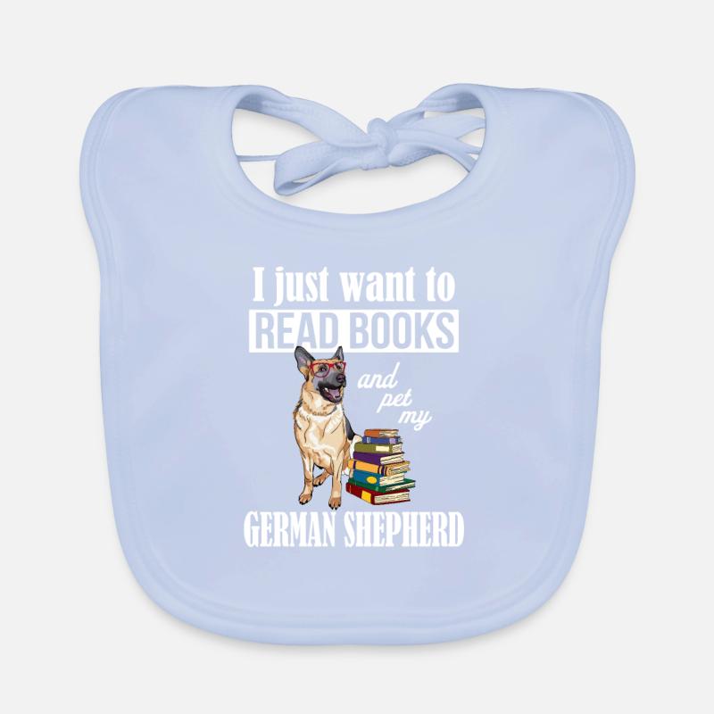 German Shepherd Organic Baby Bibs