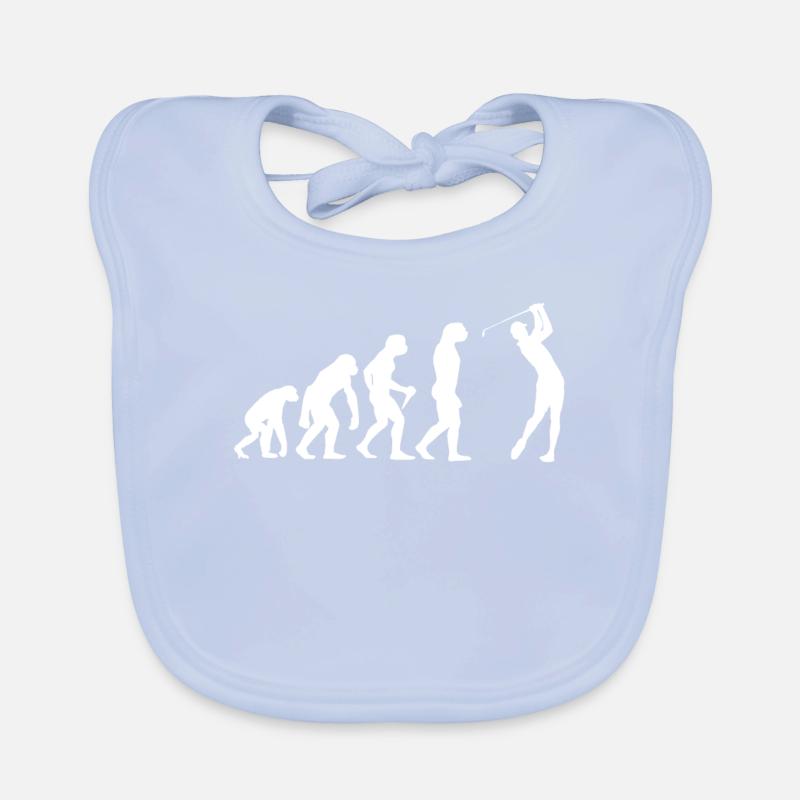 Golf Golfeur Golfeur Evolution Jouer au golf Bavoir bio Bébé