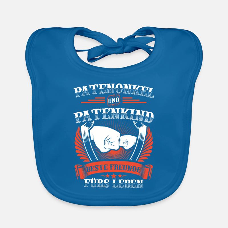 Patenonkel Geschenk Patenkind Taufpate Pate Onkel Baby Bio-Lätzchen