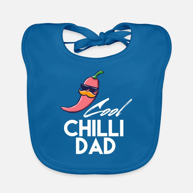 Chilli Spruch Papa Baby Bio-Lätzchen