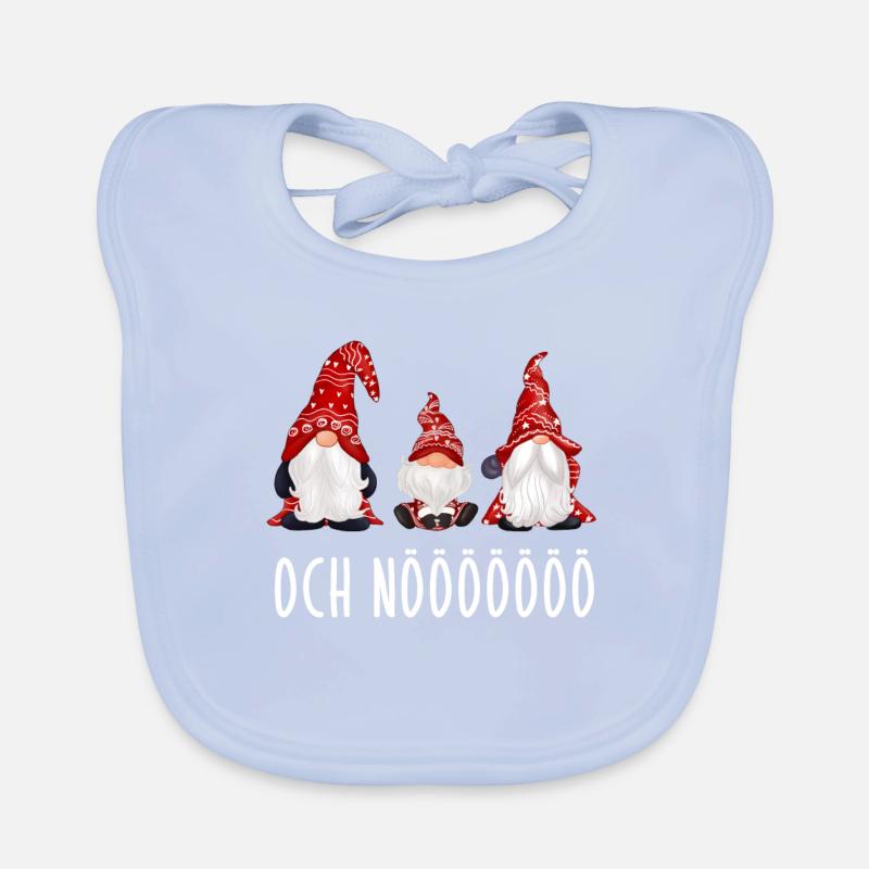 Grumpy Xmas Wichtel Gnome Zwerge Weihnachten Spaß Baby Bio-Lätzchen