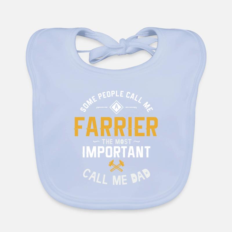 Maréchal-ferrant Forgeron Idée cadeau Bavoir bio Bébé