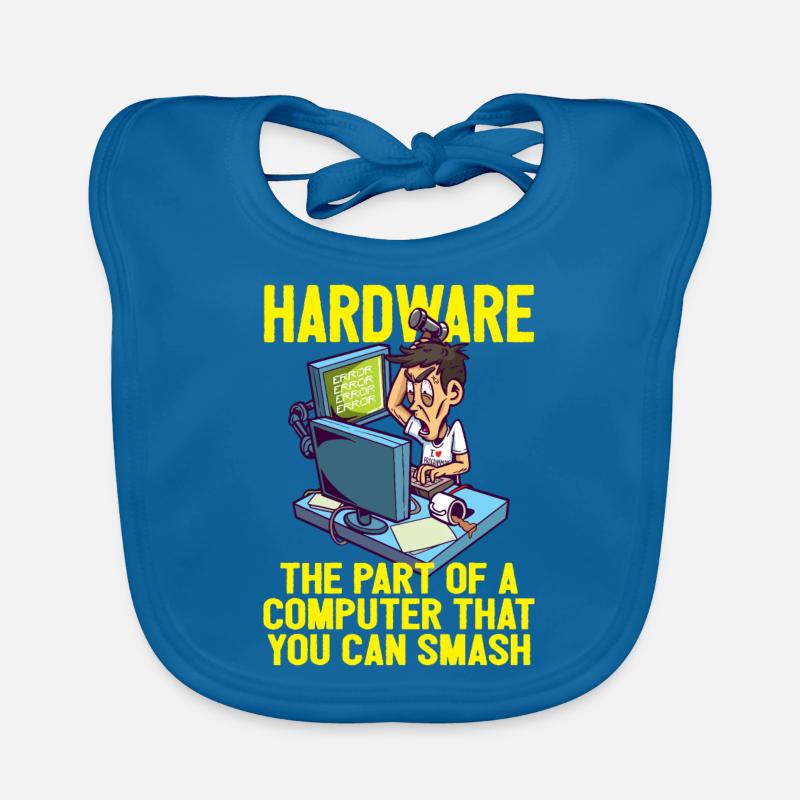 Débogage matériel PC Smash IT Coder Informatics Bavoir bio Bébé