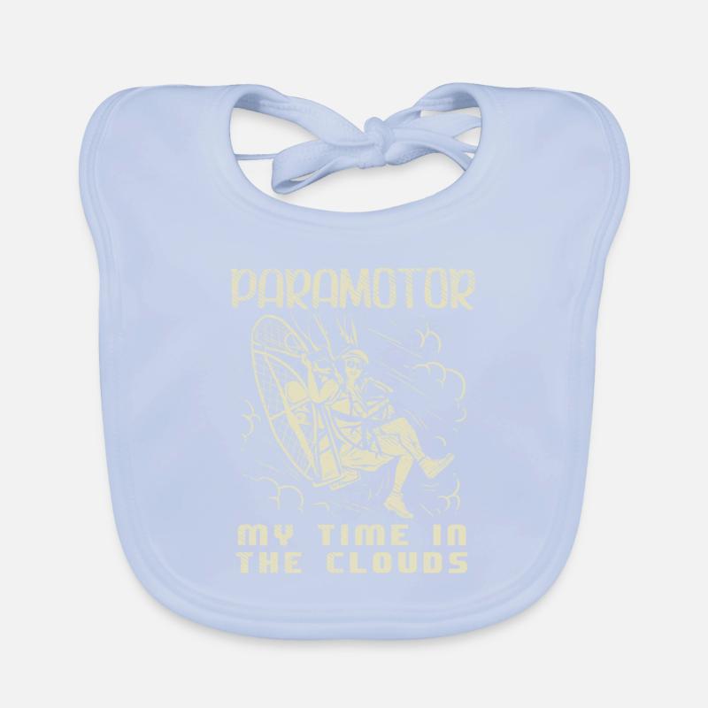Paramotor Powered Paragliding Organic Baby Bibs