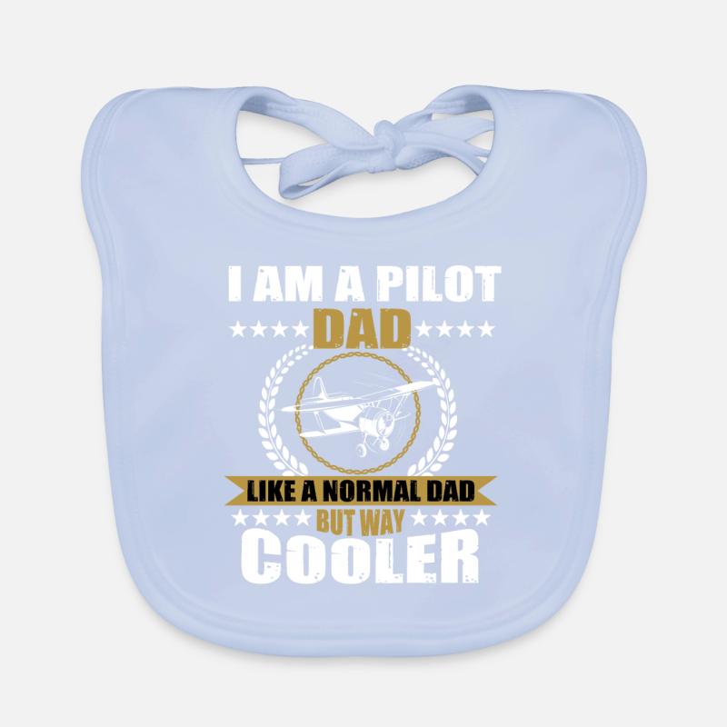 Pilot dad Organic Baby Bibs