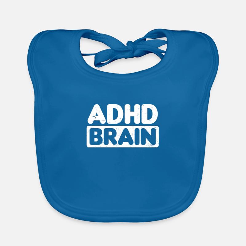 ADHD Brain Gift Organic Baby Bibs