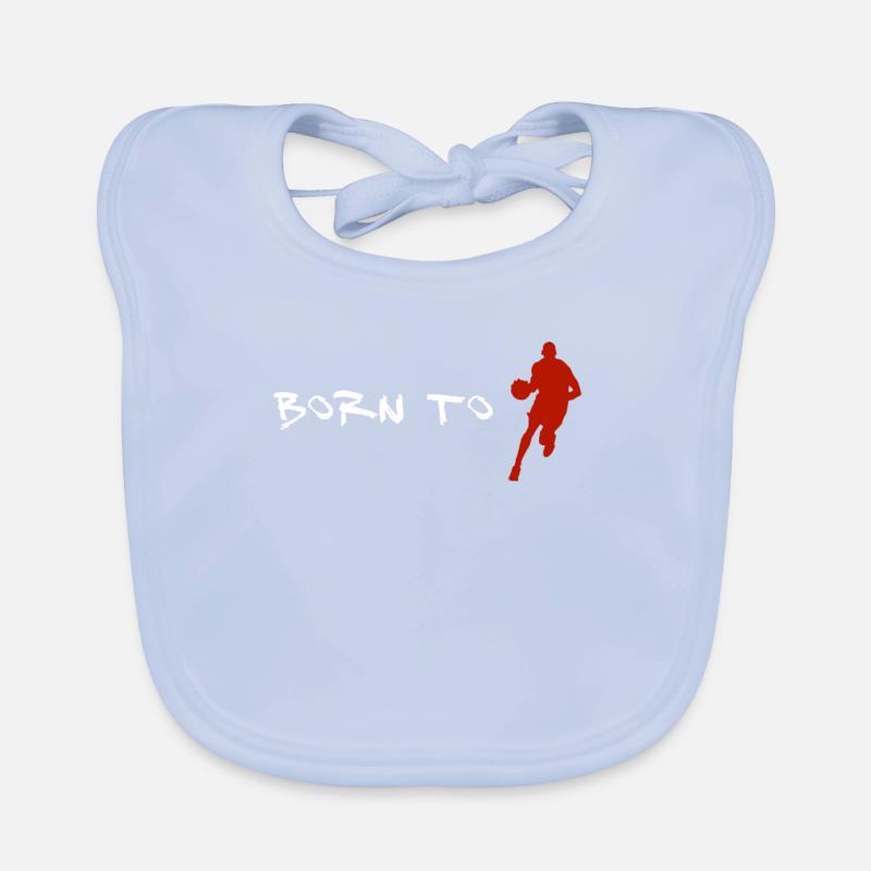 Né au basket Bavoir bio Bébé