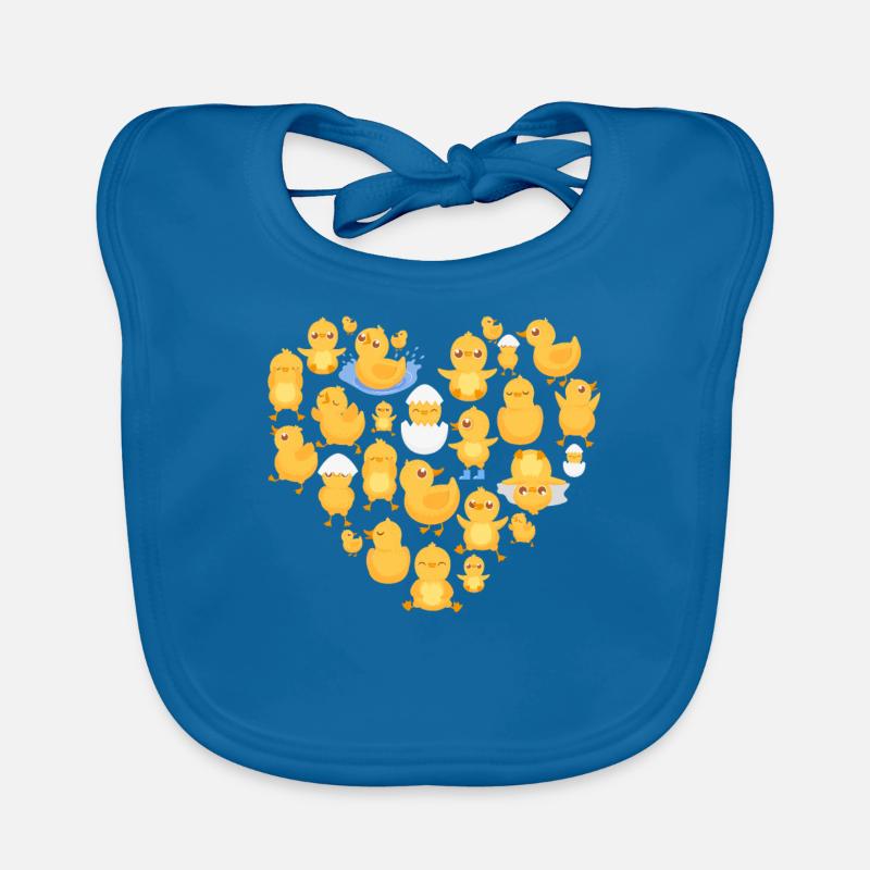 Duck chick Organic Baby Bibs