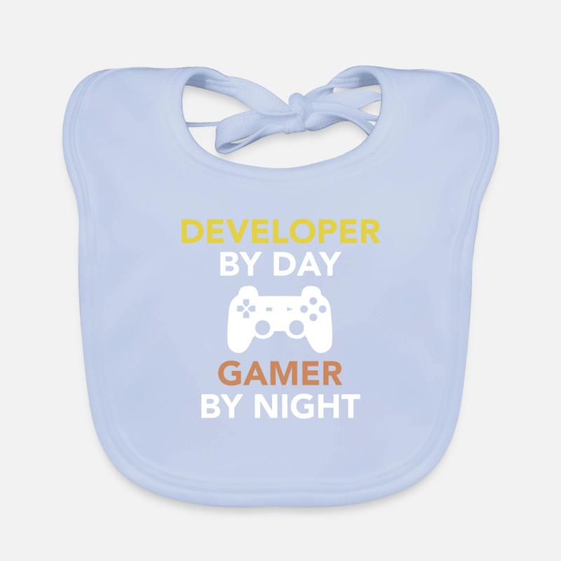 Gamer Software Entwickler Engineer Programmierer Baby Bio-Lätzchen